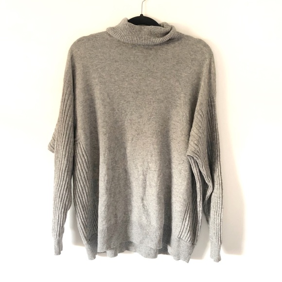 Vince Sweaters - Vince Wool Cashmere Turtleneck Cowl Sweater